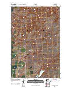 Wilson Creek SW 2011 topographic map thumbnail