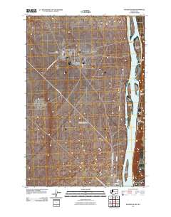 Wooded Island 2011 topographic map thumbnail