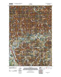Woodland 2011 topographic map thumbnail