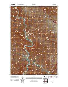 Wymer 2011 topographic map thumbnail