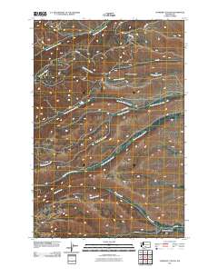 Yesmowit Canyon 2011 topographic map thumbnail