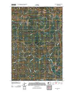 Dean Creek 2011 topographic map thumbnail
