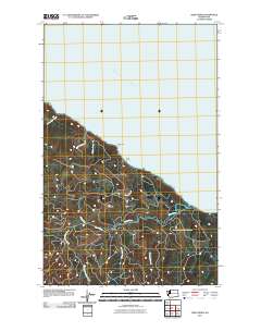Sekiu River 2011 topographic map thumbnail