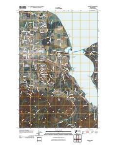 Sequim 2011 topographic map thumbnail