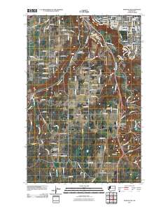 Spokane SW 2011 topographic map thumbnail