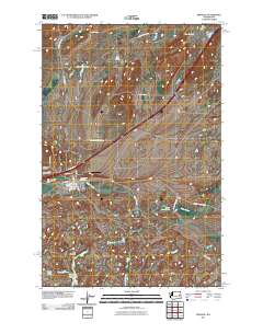Sprague 2011 topographic map thumbnail