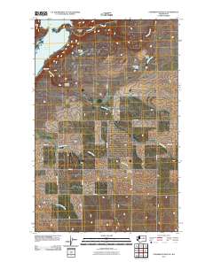 Steamboat Rock SE 2011 topographic map thumbnail