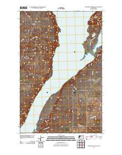 Steamboat Rock SW 2011 topographic map thumbnail
