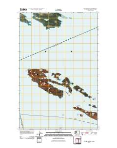 Stuart Island 2011 topographic map thumbnail