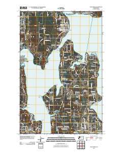 Suquamish 2011 topographic map thumbnail