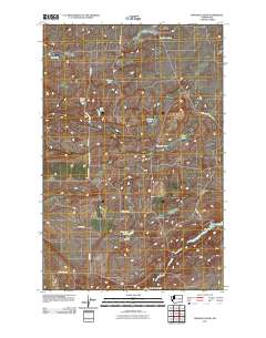 Swanson Lakes 2011 topographic map thumbnail