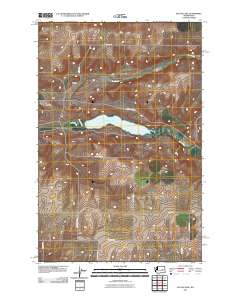 Sylvan Lake 2011 topographic map thumbnail
