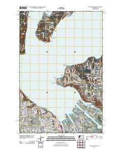 Tacoma North 2011 topographic map thumbnail