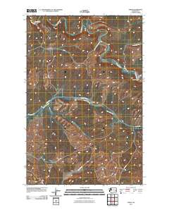 Thera 2011 topographic map thumbnail