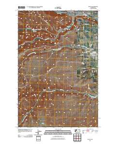 Tieton 2011 topographic map thumbnail