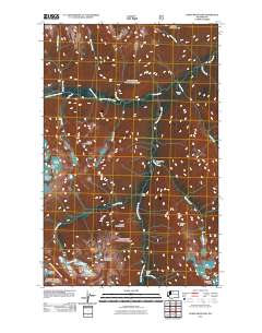 Agnes Mountain 2011 topographic map thumbnail