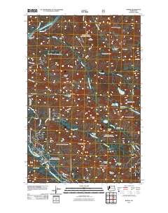 Baring 2011 topographic map thumbnail