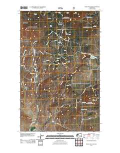 Burge Mountain 2011 topographic map thumbnail