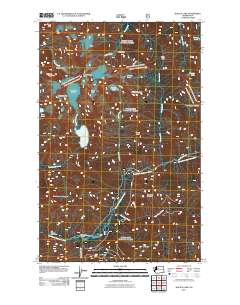 Blanca Lake 2011 topographic map thumbnail