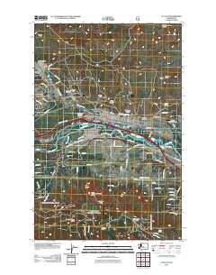 Cle Elum 2011 topographic map thumbnail