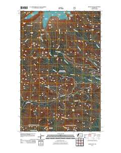 Baker Pass 2011 topographic map thumbnail
