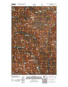 Billy Goat Mountain 2011 topographic map thumbnail
