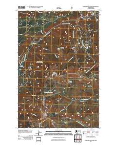 Darland Mountain 2011 topographic map thumbnail