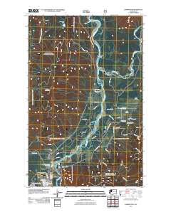 Darrington 2011 topographic map thumbnail