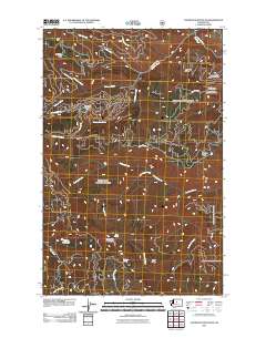 Chumstick Mountain 2011 topographic map thumbnail