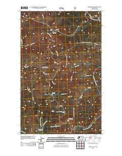 Corral Butte 2011 topographic map thumbnail