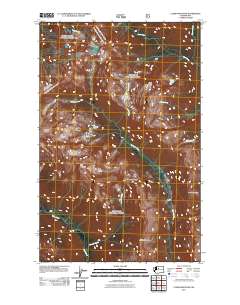 Clark Mountain 2011 topographic map thumbnail