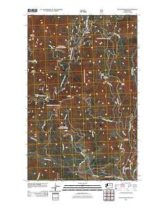 Buck Mountain 2011 topographic map thumbnail