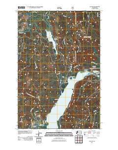 Cougar 2011 topographic map thumbnail