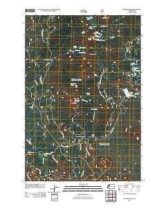 Gifford Peak 2011 topographic map thumbnail