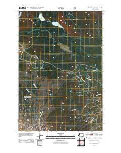 Glaciate Butte 2011 topographic map thumbnail