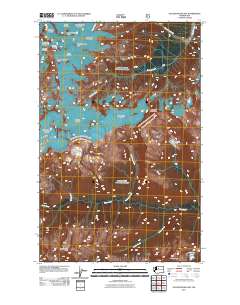 Glacier Peak East 2011 topographic map thumbnail