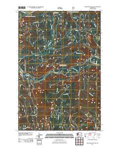 Greenhorn Buttes 2011 topographic map thumbnail