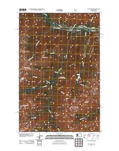 Jack Ridge 2011 topographic map thumbnail