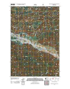 Hoffstadt Mountain 2011 topographic map thumbnail
