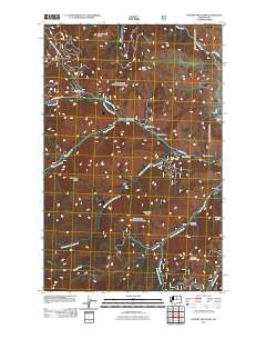 Hungry Mountain 2011 topographic map thumbnail