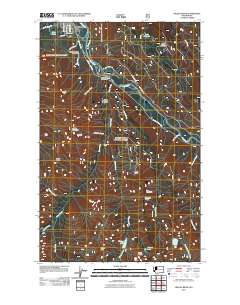 Helena Ridge 2011 topographic map thumbnail