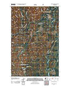 Larsen Creek 2011 topographic map thumbnail