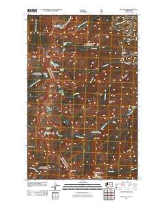 Martin Peak 2011 topographic map thumbnail