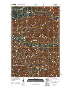 Matheny Ridge 2011 topographic map thumbnail