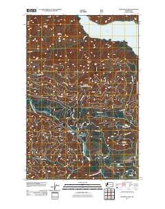 Lightning Peak 2011 topographic map thumbnail