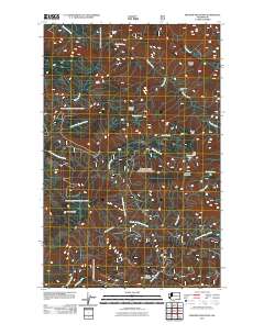 Meadow Mountain 2011 topographic map thumbnail