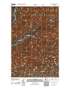 Mount Hoquiam 2011 topographic map thumbnail