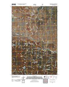 Mount Hull 2011 topographic map thumbnail