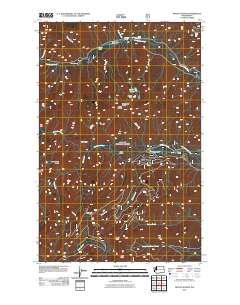 Mount Jupiter 2011 topographic map thumbnail