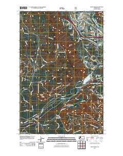 North Bend 2011 topographic map thumbnail